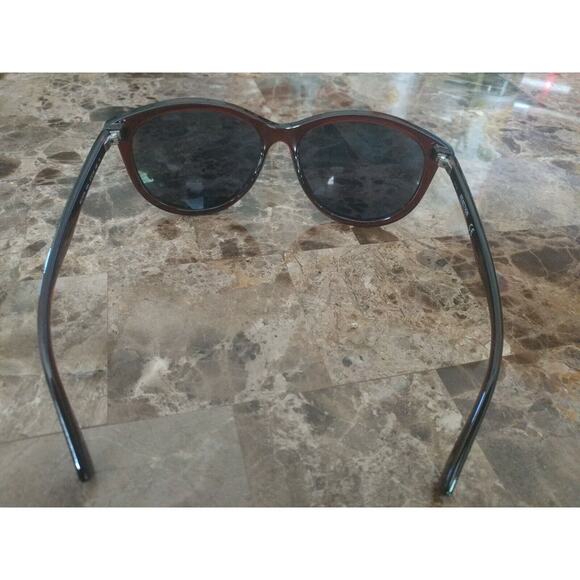 Kenneth Cole Reaction KC1274-48A Shiny Crystal Brown/ Smoke Lenses Sunglasses - Picture 4 of 8